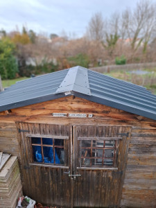 Photo de galerie - Réalisation toiture bac acier 