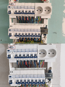 Photo de galerie - Installation et Raccordement de tableaux électriques pour des studios.