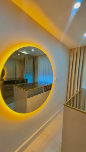 Photo de galerie - Montage miroir led 