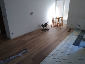 Photo de galerie - Pose de parquet - Revêtement de sol