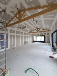 Photo de galerie - Préparation des murs et plafonds avant la peinture 