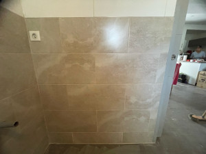 Photo de galerie - Pose faïence salle de bain 