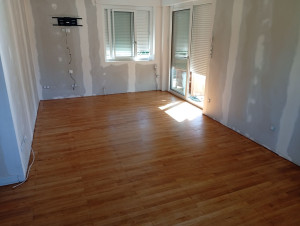 Photo de galerie - Isolation par l'intérieur plus rénovation du sol parquet 
