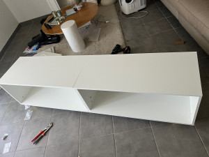 Photo de galerie - Réalisation d’un montage de meuble en kit. Je propose un travail sérieux, soigné et à un prix abordable. Disponible pour tous types de montages de meubles à domicile.