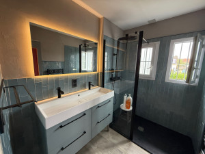 Photo de galerie - Réalisation d’une salle de bain