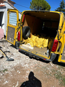 Photo de galerie - Gravats avec évacuation déchetterie professionnelle