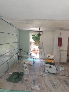 Photo de galerie - Peinture murs et plafonds.