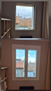 Photo de galerie - Remplacement fenêtre 2 vantaux. 