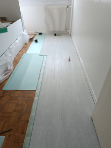 Photo de galerie - Pose  de parquet