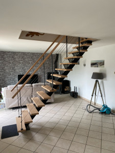 Photo de galerie - Fabrication et pose d’escalier et bien plus 