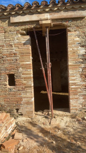 Photo de galerie - Création d'ouverture en brique avec réalisation d'un arc