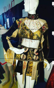 Photo de galerie - Création costume pour un défilé de mode (projet BTS: thème Klimt )
