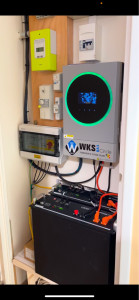 Photo de galerie - Installation parafoudre + onduleur hybride 