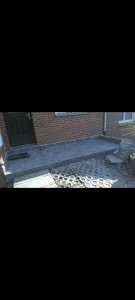 Photo de galerie - Pose carrelage extérieur 