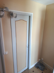 Photo de galerie - Peinture porte et mur