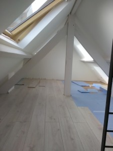 Photo de galerie - Pose de parquet flottant 36m2