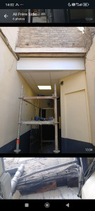 Photo de galerie - Faux plafond plus peinture extérieure