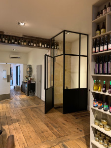 Photo de galerie - Création d’un sas sur mesure en acier thermolaqué