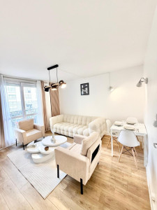 Photo de galerie - Rendu d'un appartement complètement rénové pour Airbnb