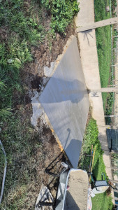 Photo de galerie - Création d’une dalle 