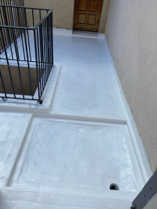 Photo de galerie - étanchéité terrasse résine 