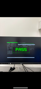 Photo de galerie - Test de RAM positif réalisé en atelier