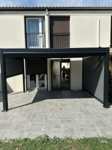 Photo de galerie - Montage d’une pergola