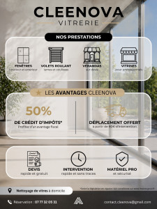 Photo de galerie - Service de nettoyage vitrerie 