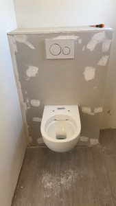 Photo de galerie - Installation bâti support wc