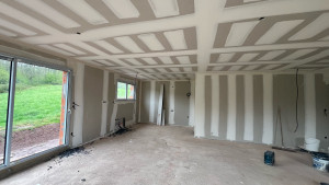 Photo de galerie - Une belle maison finie en plâtrerie 