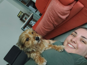 Photo de galerie - Petsitting d'une petite chienne pleine d'amour