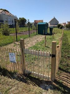 Photo de galerie - Ganivelle et parcelles de potager