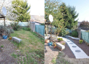 Photo de galerie - Nettoyage et reamenagement extérieur de jardin 