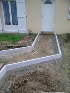 Photo de galerie - Bordure pour accès d'entrée 