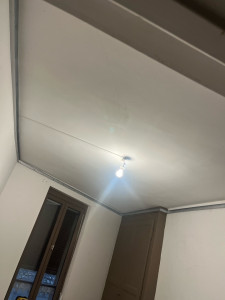 Photo de galerie - Pose placo après rail 