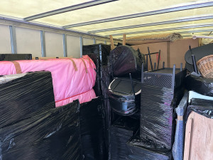 Photo de galerie - Protection des meubles et chargement de camion 