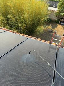 Photo de galerie - Nettoyage, panneaux solaire