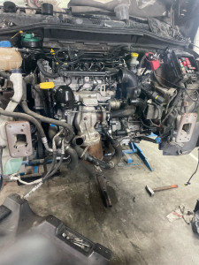 Photo de galerie - Replacement moteur Fiat 500 1.3 suite grosse surchauffe moteur. moteur HS (chemise beaucoup trop marquée) 