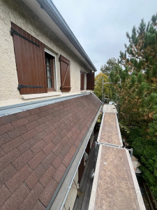 Photo de galerie - Restauration d’une Toiture en single