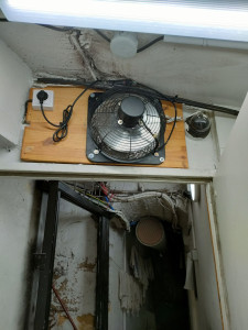 Photo de galerie - Installer ventilateur