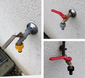 Photo de galerie - Remplacement robinets de puisage extérieur 