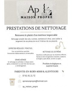 Photo de galerie - AP MAISON PROPRE