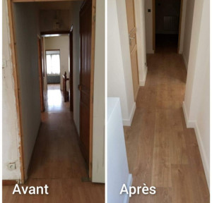 Photo de galerie - Pose de parquet - Revêtement de sol