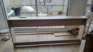 Photo de galerie - Montage d'un meuble sur mesure