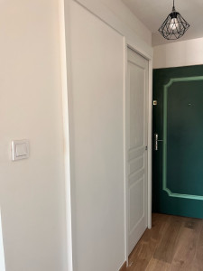 Photo de galerie - Pose complète porte à Galandage. 