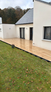 Photo de galerie - Terrasse sur plots 