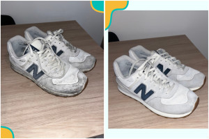 Photo de galerie - Nettoyage de sneakers !