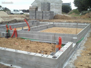 Photo de galerie - Dalle, murs, chape, murette, ceinture, piscine béton, fondation, ravalement façade, enduit, crépi