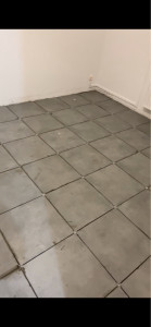 Photo de galerie - Pose de 15m2 de carrelage 45x45