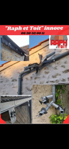 Photo de galerie - Creation zinguerie / gouttières 